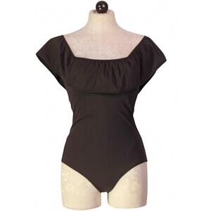 NEW MARIE OLIVER women's ellery one piece swimsuit in black
